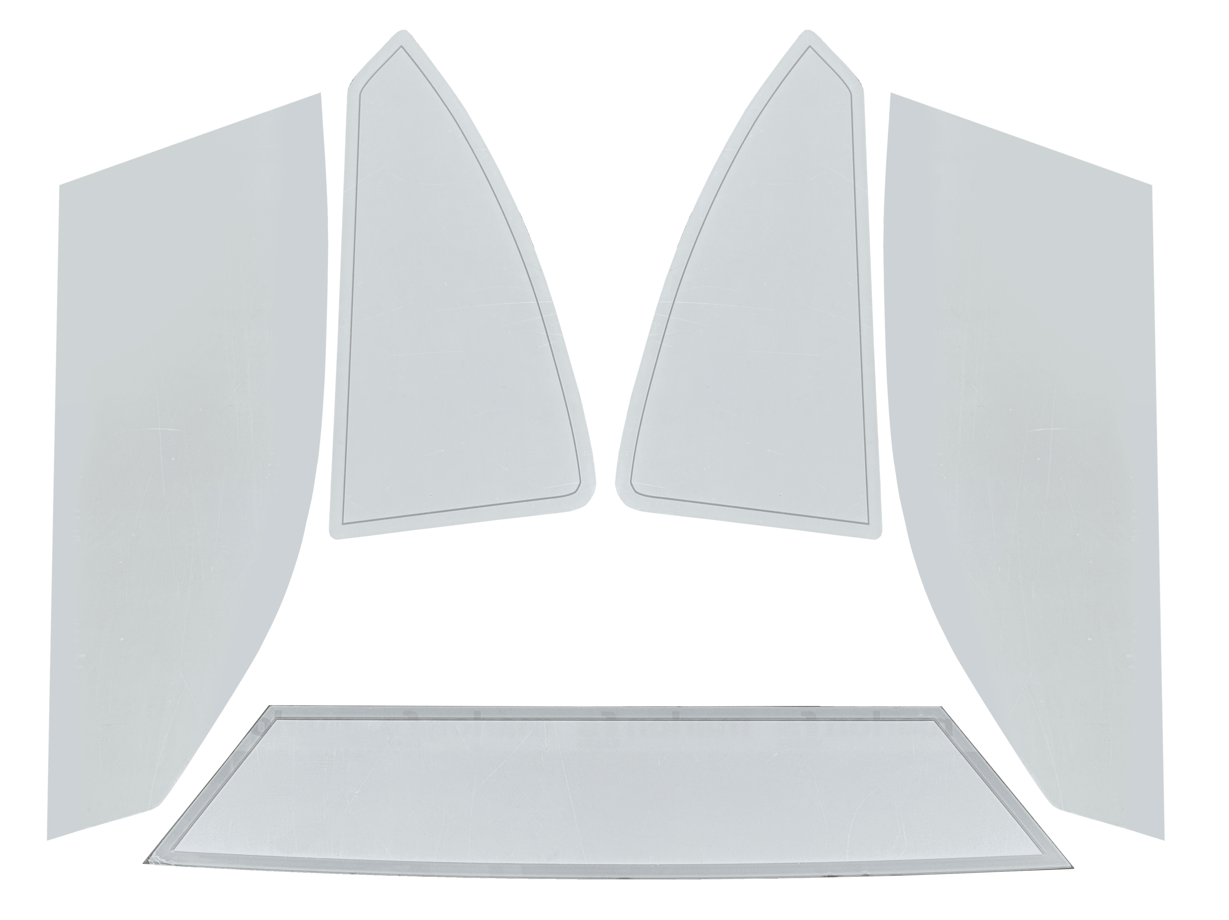 Set of polycarbonate windows - Image 1